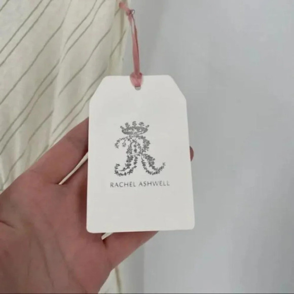 Rachel Ashwell Women's Cream Striped Resortwear Coverup Dress Size Small - Picture 3 of 11